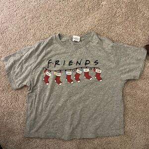 Target Gray Holiday Friends Tee
